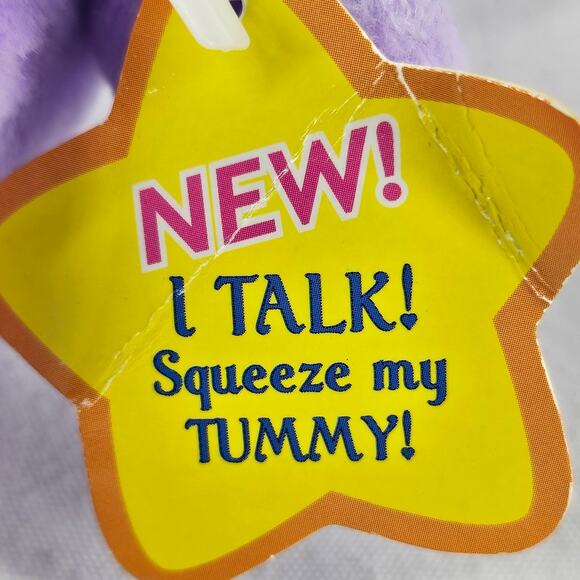 CARE BEARS HARMONY BEAR 6.5" PLUSH – 2004 PLAY ALONG – VOICE BOX NON-WORKING - Picture 12 of 12